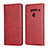 Handytasche Stand Schutzhülle Flip Leder Hülle L01 für LG V50 ThinQ 5G Rot
