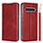 Handytasche Stand Schutzhülle Flip Leder Hülle L01 für LG V60 ThinQ 5G Rot