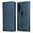 Handytasche Stand Schutzhülle Flip Leder Hülle L01 für Motorola Moto Edge Plus Blau