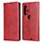 Handytasche Stand Schutzhülle Flip Leder Hülle L01 für Motorola Moto Edge Plus Rot