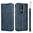 Handytasche Stand Schutzhülle Flip Leder Hülle L01 für Nokia 4.2 Blau