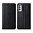 Handytasche Stand Schutzhülle Flip Leder Hülle L01 für Oppo Find X3 Neo 5G Schwarz