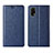 Handytasche Stand Schutzhülle Flip Leder Hülle L01 für Realme X7 5G Blau
