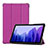 Handytasche Stand Schutzhülle Flip Leder Hülle L01 für Samsung Galaxy Tab A7 4G 10.4 SM-T505 Violett