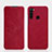 Handytasche Stand Schutzhülle Flip Leder Hülle L01 für Xiaomi Redmi Note 8 Rot