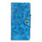 Handytasche Stand Schutzhülle Flip Leder Hülle L01 für Xiaomi Redmi Note 9 Pro Max Hellblau