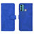 Handytasche Stand Schutzhülle Flip Leder Hülle L01Z für Motorola Moto G40 Fusion Blau