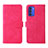 Handytasche Stand Schutzhülle Flip Leder Hülle L01Z für Motorola Moto G51 5G Pink