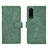 Handytasche Stand Schutzhülle Flip Leder Hülle L01Z für Sharp Aquos Zero5G basic Grün