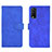 Handytasche Stand Schutzhülle Flip Leder Hülle L01Z für Vivo Y11s Blau