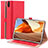 Handytasche Stand Schutzhülle Flip Leder Hülle L02 für Huawei MatePad Pro Rot