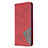 Handytasche Stand Schutzhülle Flip Leder Hülle L02 für Huawei Y7p Rot
