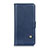 Handytasche Stand Schutzhülle Flip Leder Hülle L02 für Motorola Moto G9 Plus Blau