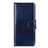 Handytasche Stand Schutzhülle Flip Leder Hülle L02 für Oppo Reno4 4G Blau