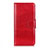 Handytasche Stand Schutzhülle Flip Leder Hülle L02 für Oppo Reno4 4G Rot