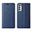 Handytasche Stand Schutzhülle Flip Leder Hülle L02 für Oppo Reno5 Pro+ Plus 5G Blau