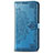 Handytasche Stand Schutzhülle Flip Leder Hülle L02 für Realme C3 Blau