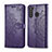 Handytasche Stand Schutzhülle Flip Leder Hülle L02 für Samsung Galaxy A21 Violett