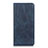 Handytasche Stand Schutzhülle Flip Leder Hülle L02 für Samsung Galaxy M01 Core Blau