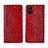Handytasche Stand Schutzhülle Flip Leder Hülle L02 für Samsung Galaxy M51 Rot