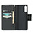 Handytasche Stand Schutzhülle Flip Leder Hülle L02 für Sony Xperia 10 II