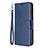 Handytasche Stand Schutzhülle Flip Leder Hülle L03 für Huawei Honor 9A Blau