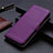 Handytasche Stand Schutzhülle Flip Leder Hülle L03 für Motorola Moto G9 Plus Violett