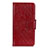 Handytasche Stand Schutzhülle Flip Leder Hülle L03 für Oppo A15 Rot