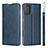 Handytasche Stand Schutzhülle Flip Leder Hülle L03 für Samsung Galaxy A51 4G Blau