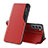 Handytasche Stand Schutzhülle Flip Leder Hülle L03 für Samsung Galaxy S23 5G Rot
