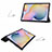 Handytasche Stand Schutzhülle Flip Leder Hülle L03 für Samsung Galaxy Tab S7 Plus 12.4 Wi-Fi SM-T970
