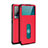 Handytasche Stand Schutzhülle Flip Leder Hülle L03 für Vivo X60 Pro 5G Rot