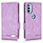 Handytasche Stand Schutzhülle Flip Leder Hülle L03Z für Motorola Moto G41 Violett