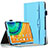 Handytasche Stand Schutzhülle Flip Leder Hülle L04 für Huawei MatePad Pro Hellblau