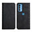 Handytasche Stand Schutzhülle Flip Leder Hülle L04 für Motorola Moto Edge 20 Pro 5G Schwarz