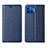Handytasche Stand Schutzhülle Flip Leder Hülle L04 für Motorola Moto G 5G Plus Blau