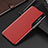 Handytasche Stand Schutzhülle Flip Leder Hülle L04 für Samsung Galaxy S21 Plus 5G Rot
