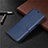 Handytasche Stand Schutzhülle Flip Leder Hülle L04 für Xiaomi Redmi Note 9 Pro Max Blau
