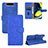Handytasche Stand Schutzhülle Flip Leder Hülle L04Z für Samsung Galaxy A80 Blau