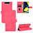 Handytasche Stand Schutzhülle Flip Leder Hülle L04Z für Samsung Galaxy A80 Pink