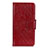 Handytasche Stand Schutzhülle Flip Leder Hülle L05 für Motorola Moto G9 Play Rot