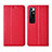 Handytasche Stand Schutzhülle Flip Leder Hülle L05 für Xiaomi Mi 10 Ultra Rot