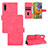 Handytasche Stand Schutzhülle Flip Leder Hülle L05Z für Samsung Galaxy A90 5G Pink