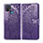 Handytasche Stand Schutzhülle Flip Leder Hülle L06 für Oppo A15 Violett