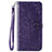 Handytasche Stand Schutzhülle Flip Leder Hülle L06 für Vivo V20 Pro 5G Violett