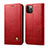 Handytasche Stand Schutzhülle Flip Leder Hülle L07 für Apple iPhone 12 Pro Max Rot