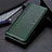 Handytasche Stand Schutzhülle Flip Leder Hülle L07 für Nokia 2.4 Grün