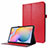 Handytasche Stand Schutzhülle Flip Leder Hülle L07 für Samsung Galaxy Tab S7 4G 11 SM-T875 Rot