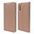 Handytasche Stand Schutzhülle Flip Leder Hülle L09 für Oppo Reno3 A Rosegold