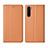Handytasche Stand Schutzhülle Flip Leder Hülle L10 für OnePlus Nord Orange